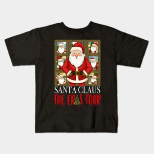 Santa Claus The Jolly Tour Family Group Christmas Matching Party Kids T-Shirt